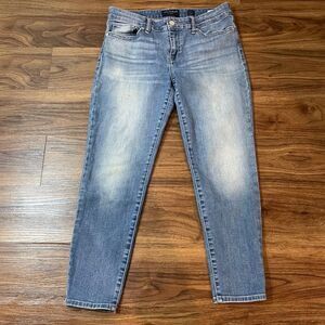 Lucky Brand Womens Low Rise Skinny Stella Jeans 2/31 Blue Stretch Denim Ankle